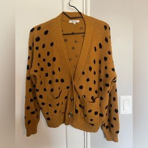 Madewell Hillview Cardigan in Painted Spots